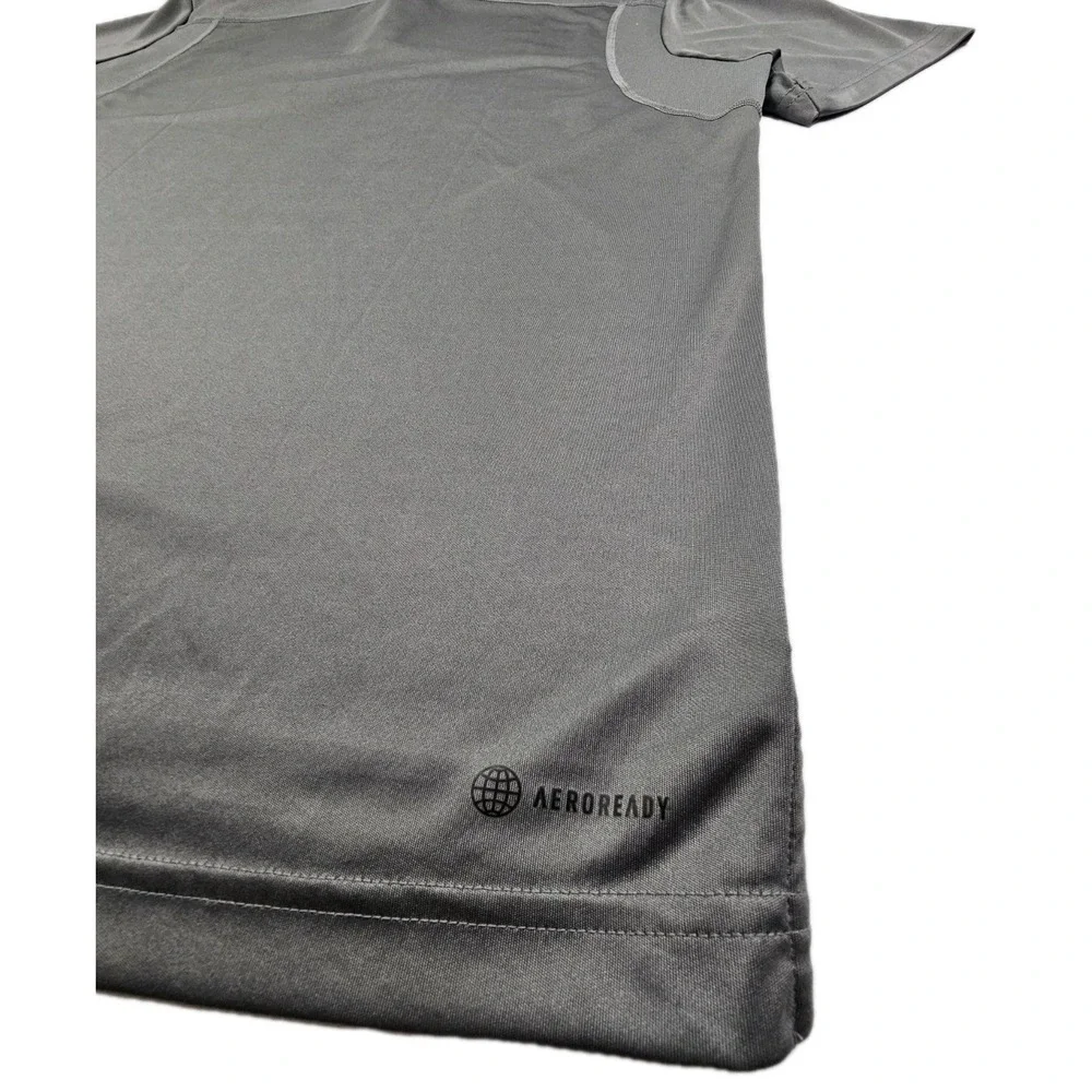 Adidas NC State‎ Wolf Pack AeroReady Dry Tech Mens Large Grey Team Issue Polo